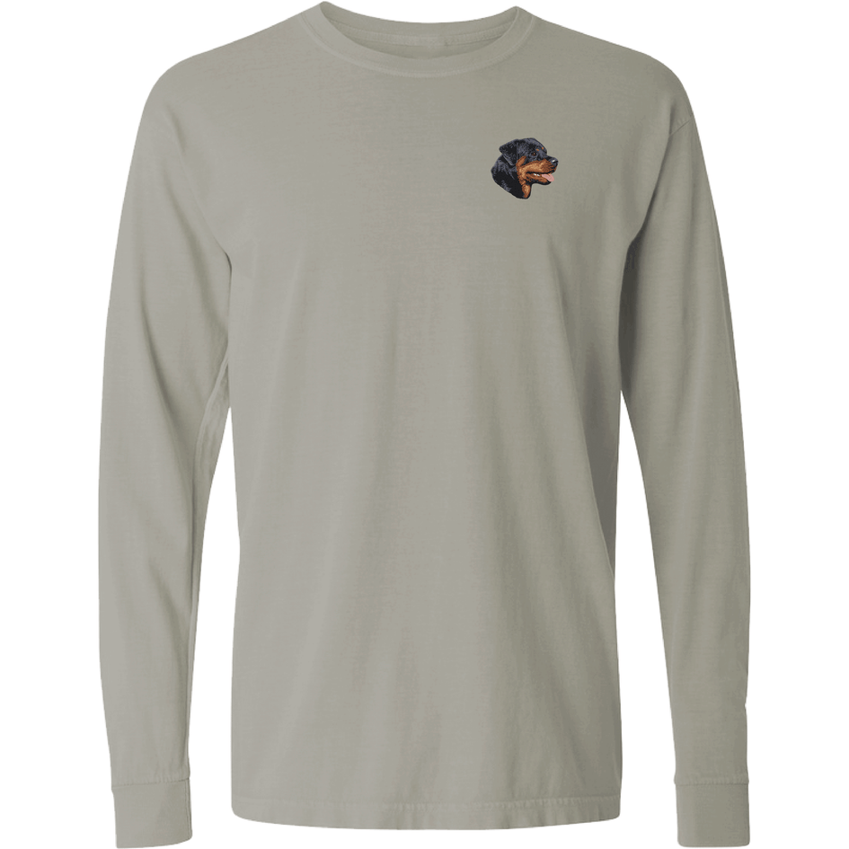 Rottweiler Embroidered Classic Long Sleeve Shirt