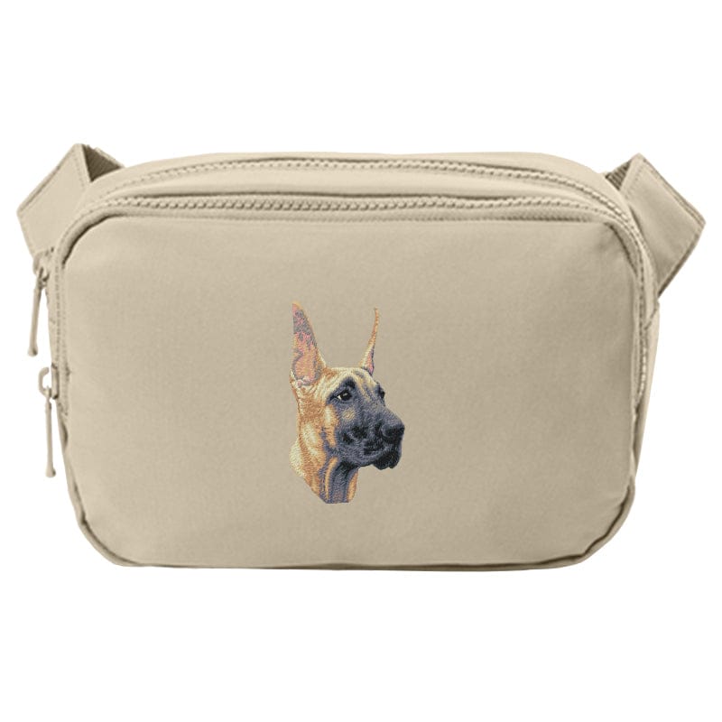 Great Dane Embroidered Crossbody Bag