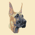 Great Dane Embroidered Tote
