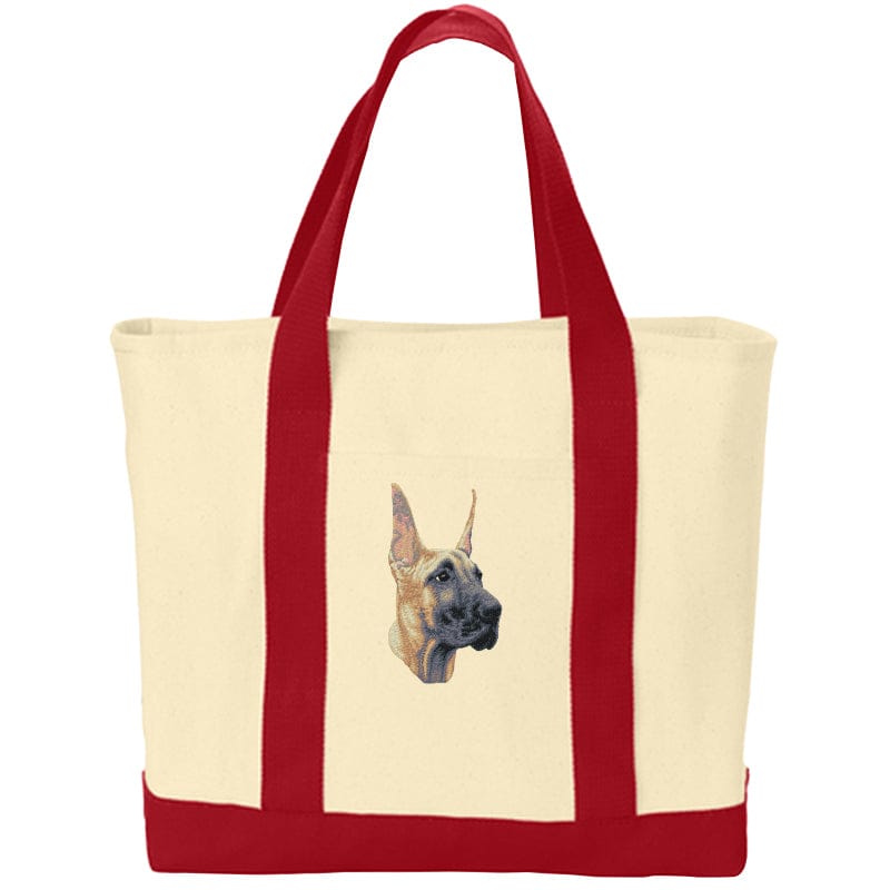 Great Dane Embroidered Tote