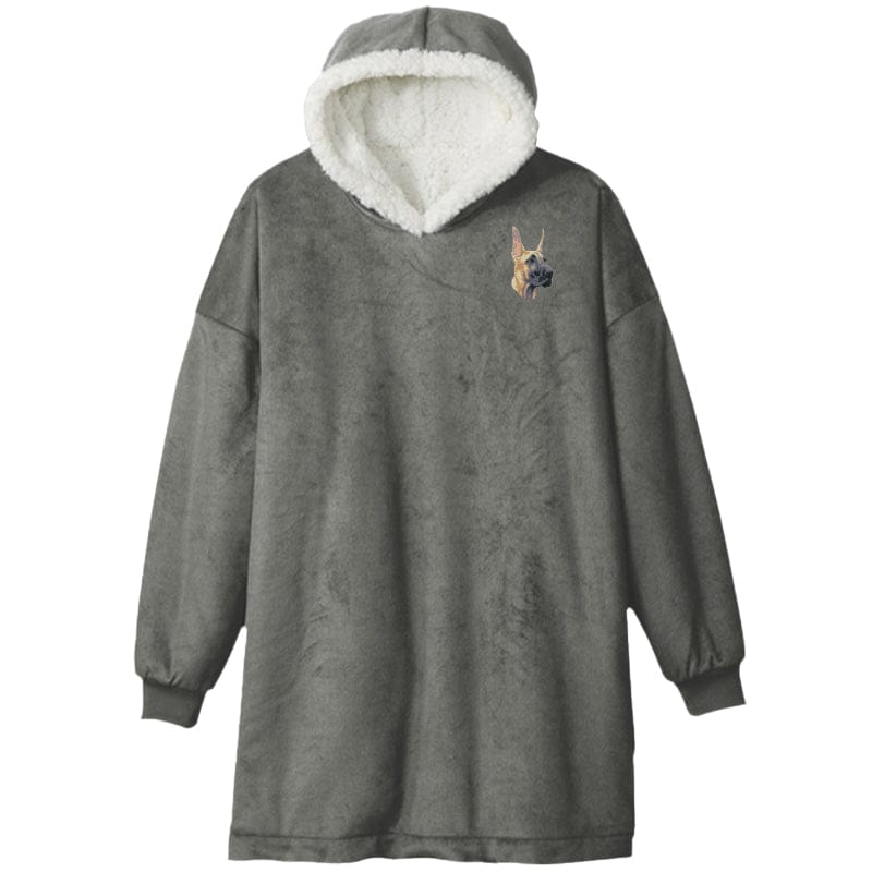 Great Dane Embroidered Wearable Blanket