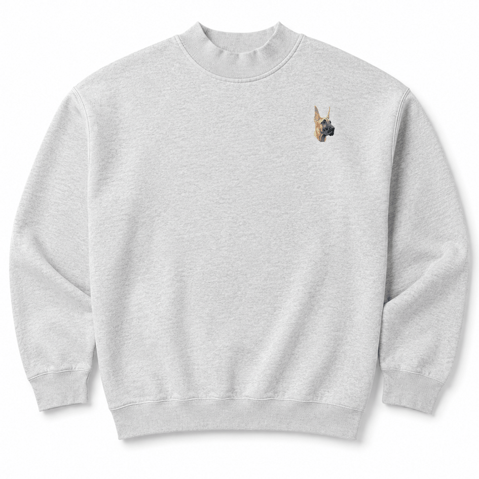 Great Dane Embroidered Mock Neck Sweatshirt
