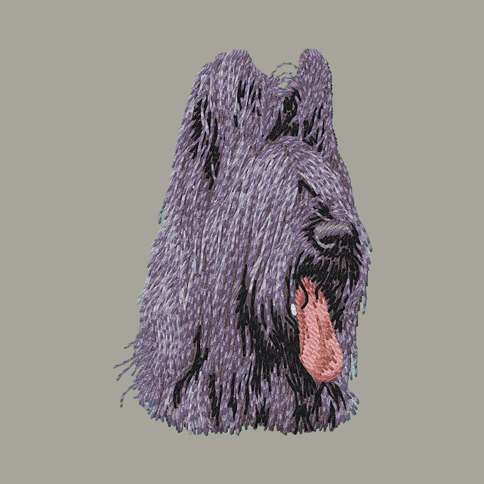 Briard Embroidered Classic Long Sleeve Shirt