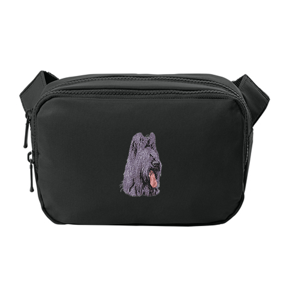 Briard Embroidered Crossbody Bag