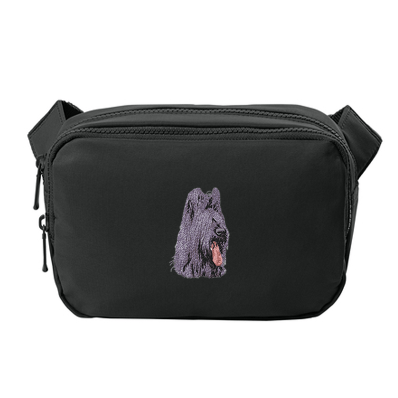 Briard Embroidered Crossbody Bag