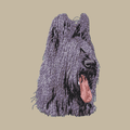 Briard Embroidered Crossbody Bag
