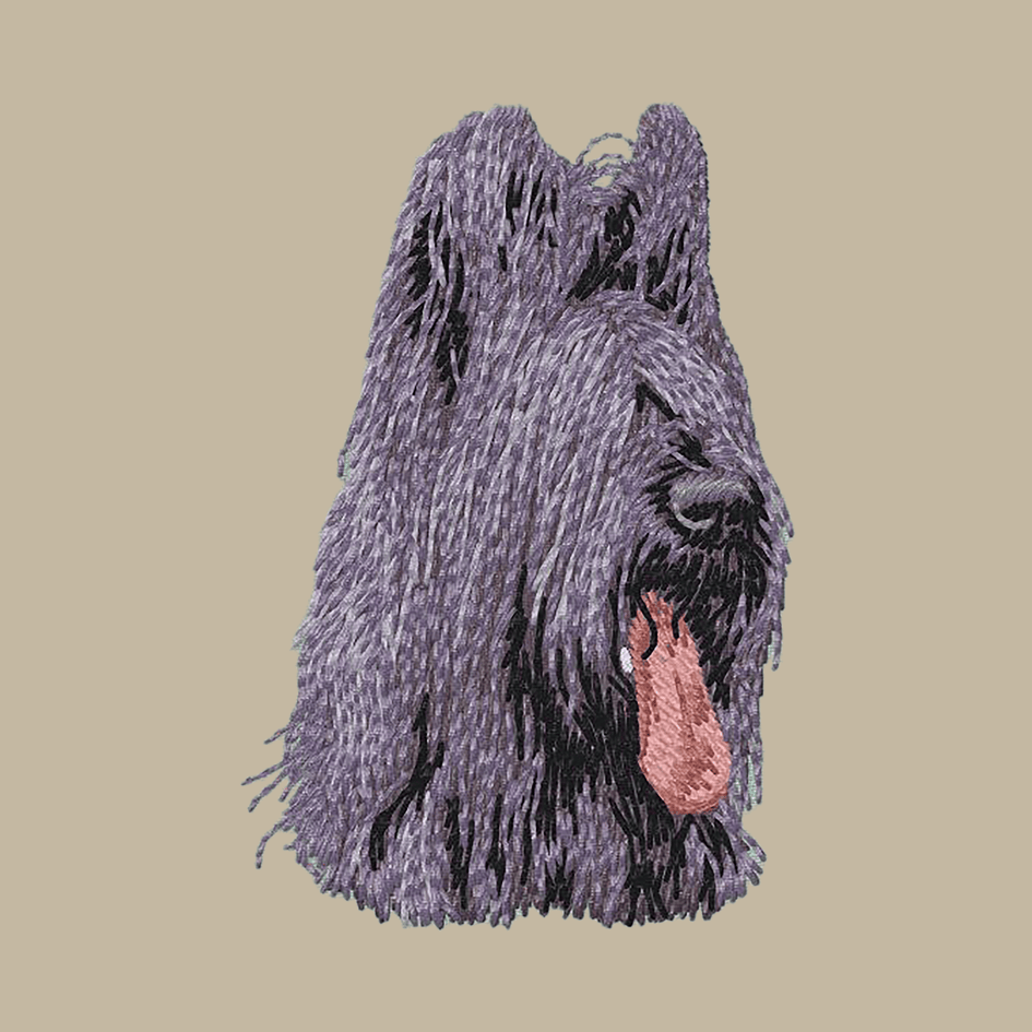Briard Embroidered Crossbody Bag