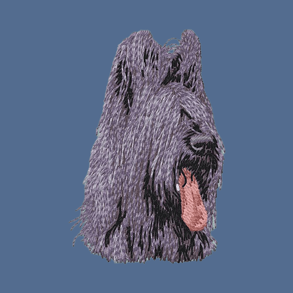 Briard Embroidered Baseball Cap