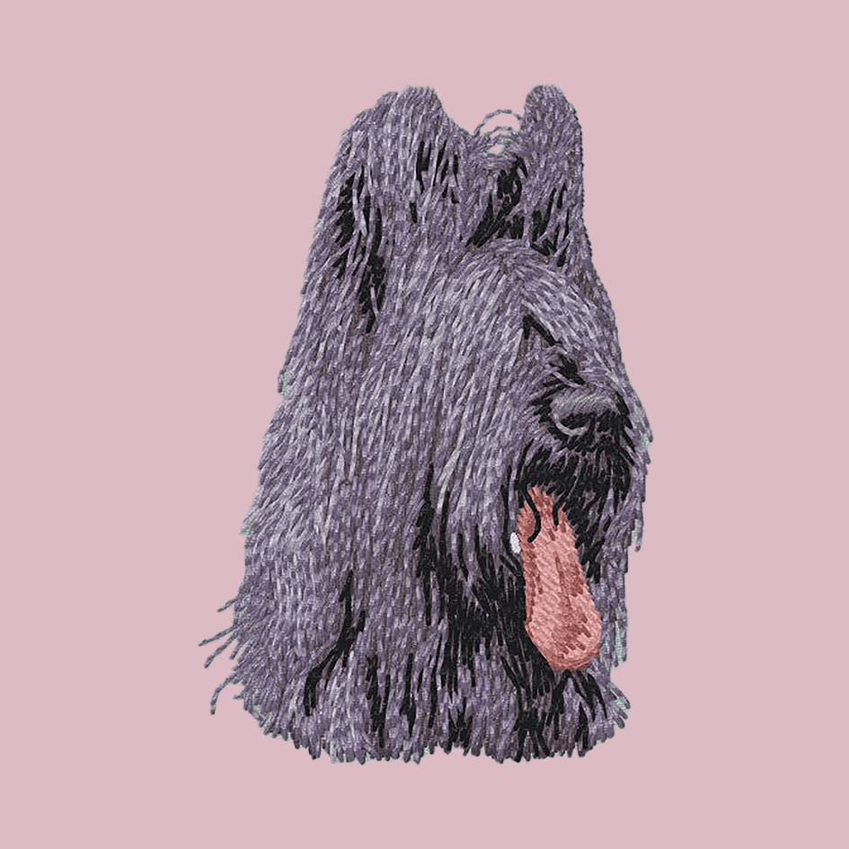 Briard Embroidered Baseball Cap