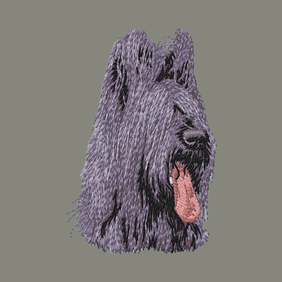Briard Embroidered Baseball Cap