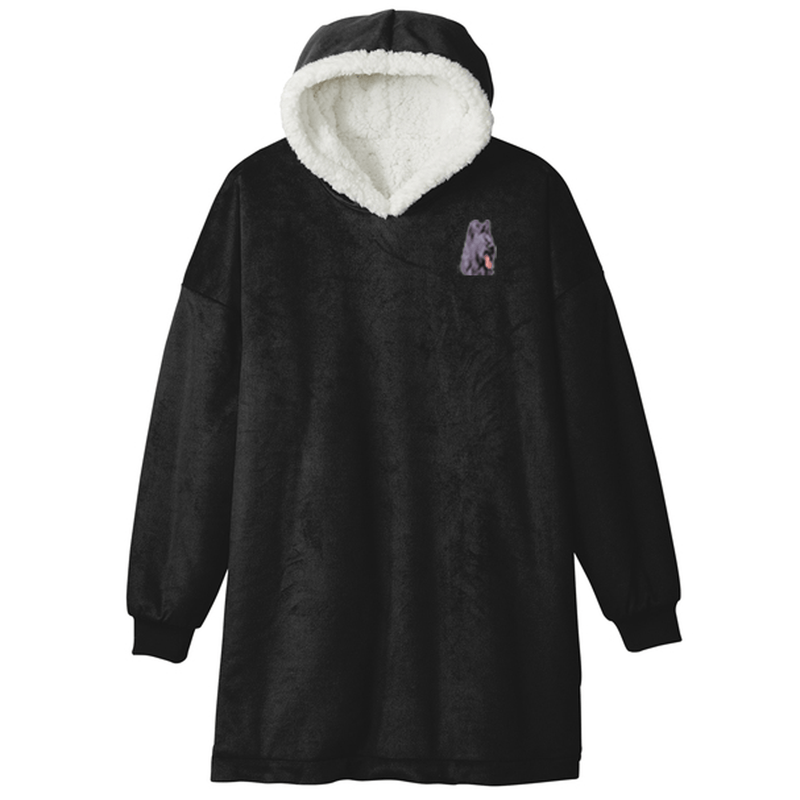 Briard Embroidered Wearable Blanket