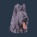 Briard Embroidered Wearable Blanket