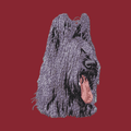 Briard Embroidered Wearable Blanket