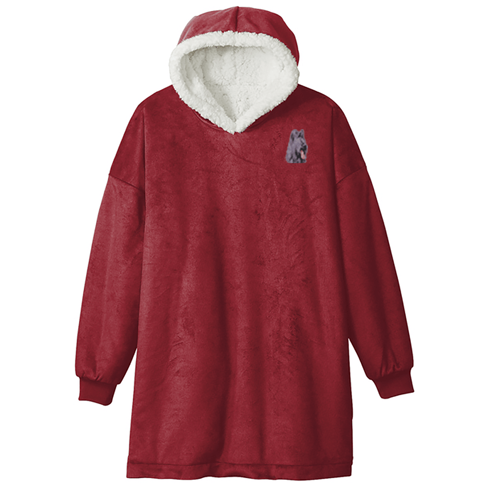 Briard Embroidered Wearable Blanket