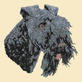 Kerry Blue Terrier Embroidered Tote