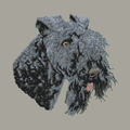 Kerry Blue Terrier Embroidered Classic Long Sleeve Shirt