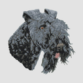 Kerry Blue Terrier Embroidered Classic Long Sleeve Shirt