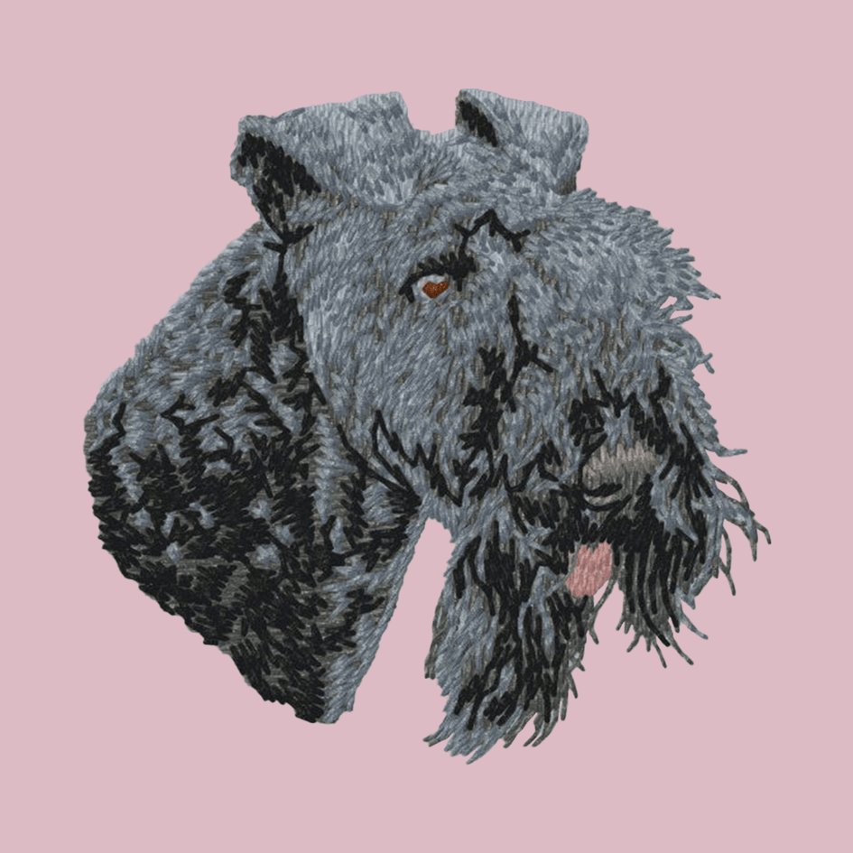 Kerry Blue Terrier Embroidered Baseball Cap