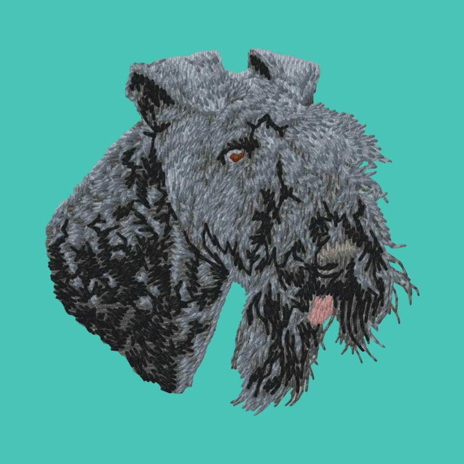 Kerry Blue Terrier Embroidered Baseball Cap