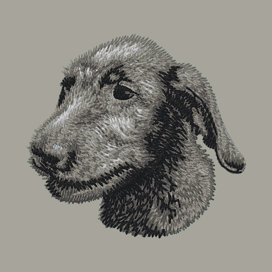 Irish Wolfhound Embroidered Classic Long Sleeve Shirt