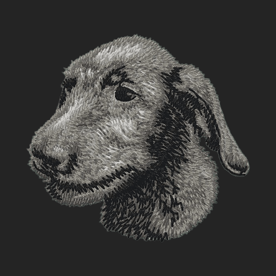 Irish Wolfhound Embroidered Sweatshirt Hoodie
