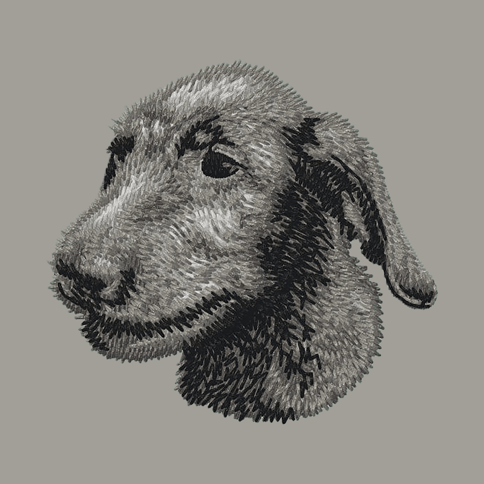 Irish Wolfhound Embroidered Sweatshirt Hoodie