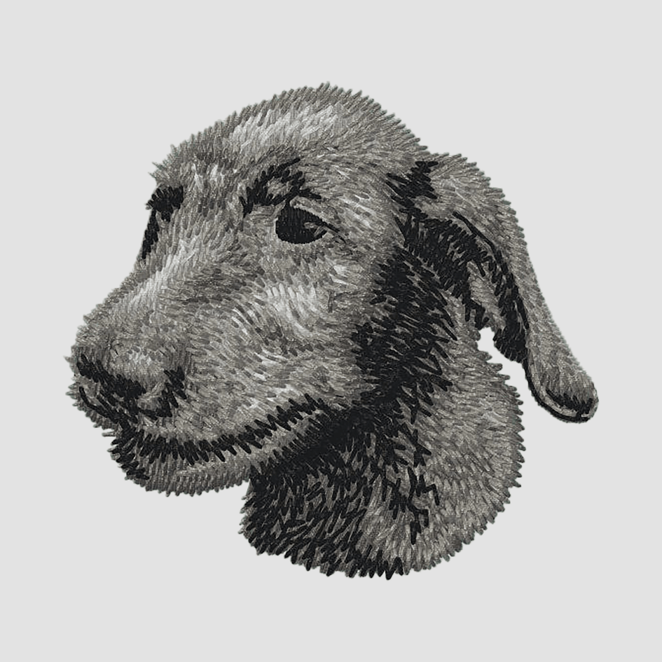 Irish Wolfhound Embroidered Sweatshirt Hoodie
