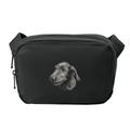 Irish Wolfhound Embroidered Crossbody Bag