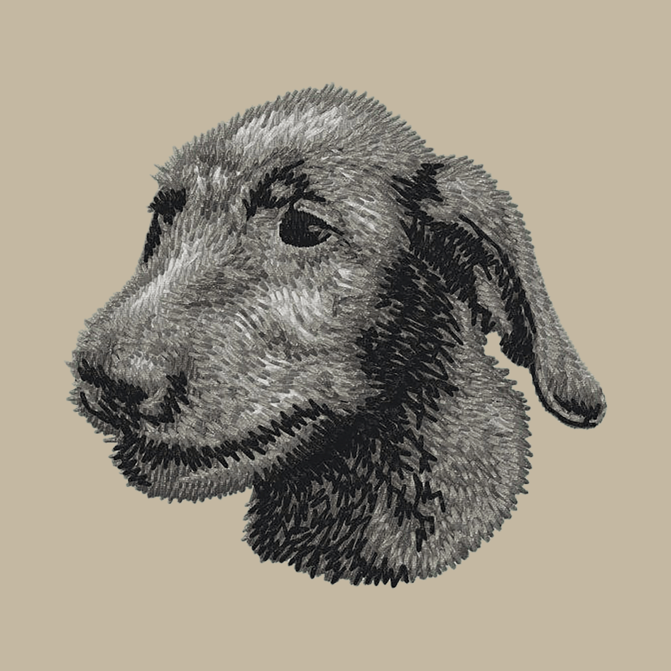 Irish Wolfhound Embroidered Crossbody Bag