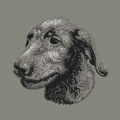 Irish Wolfhound Embroidered Baseball Cap