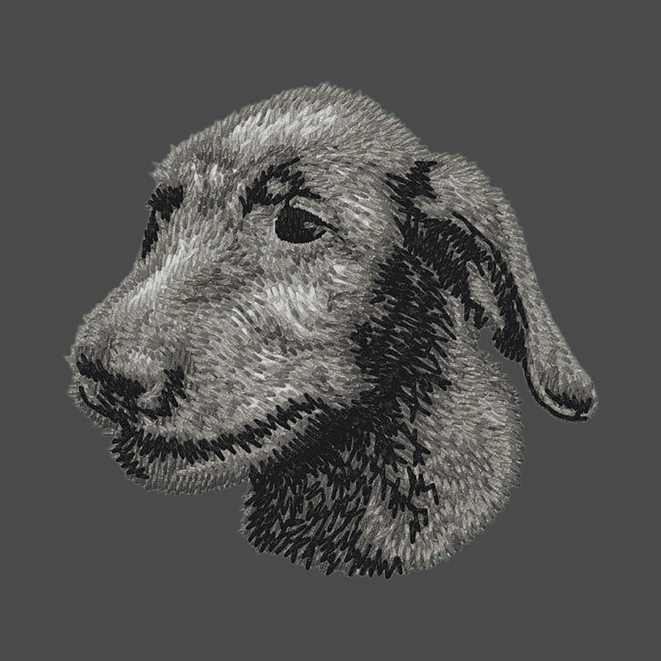 Irish Wolfhound Embroidered Men's Fleece Jacket