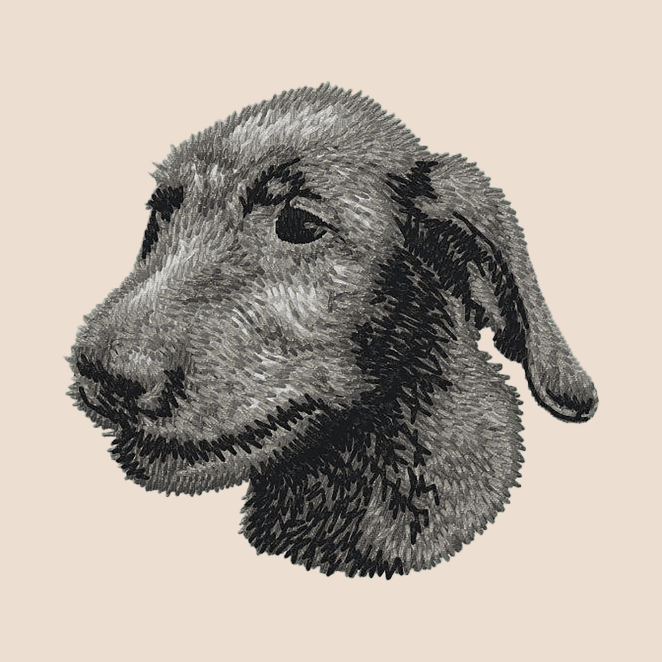 Irish Wolfhound Embroidered Tote