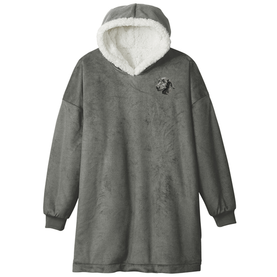 Irish Wolfhound Embroidered Wearable Blanket