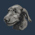 Irish Wolfhound Embroidered Wearable Blanket