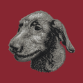Irish Wolfhound Embroidered Wearable Blanket