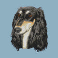 Saluki Embroidered Sweatshirt Hoodie