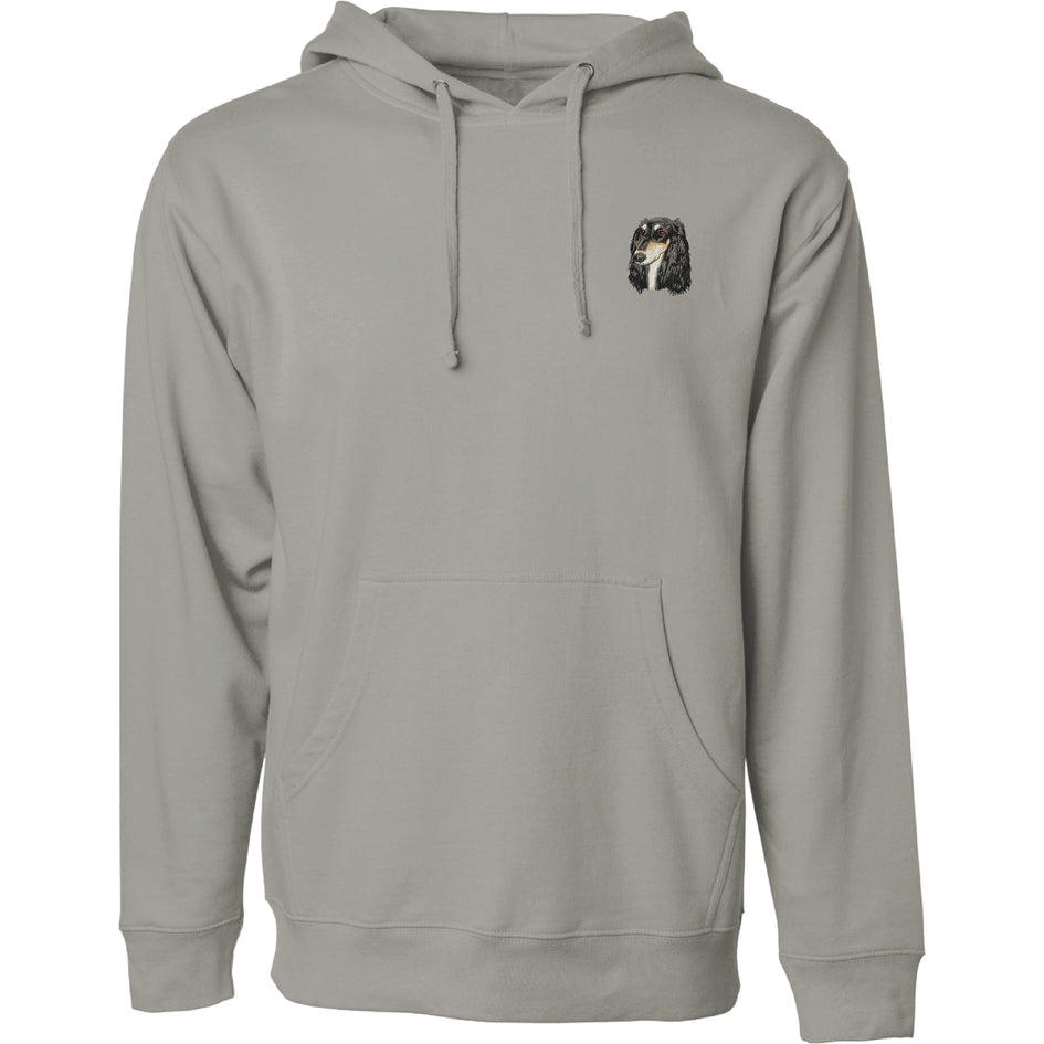Saluki Embroidered Sweatshirt Hoodie