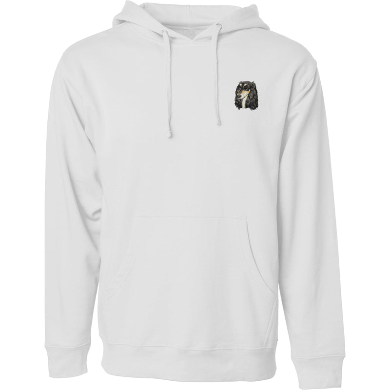 Saluki Embroidered Sweatshirt Hoodie