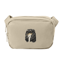 Saluki Embroidered Crossbody Bag