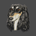 Saluki Embroidered Men's Fleece Jacket