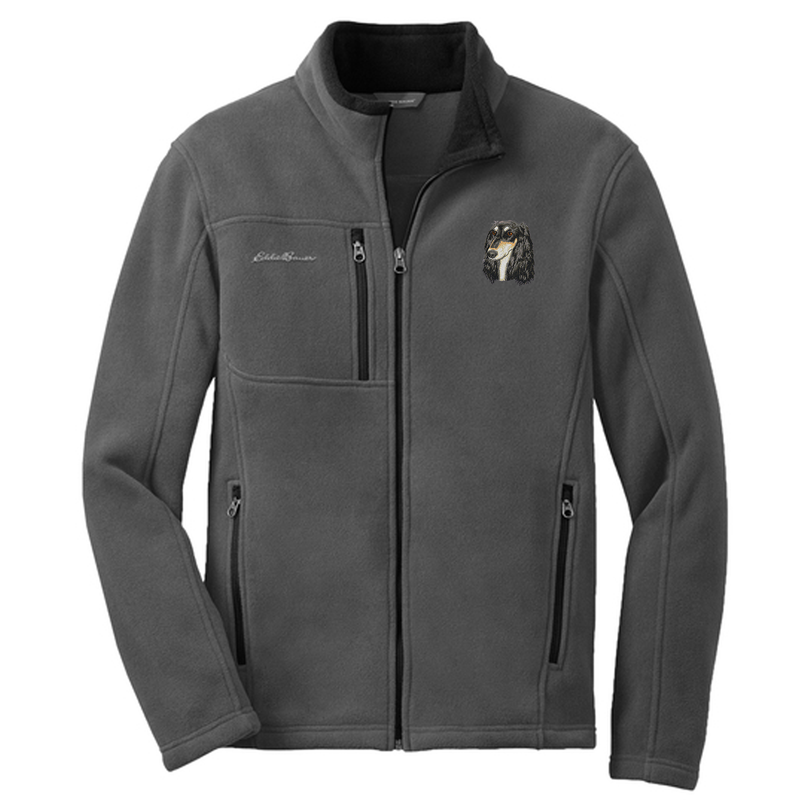 Saluki Embroidered Men's Fleece Jacket
