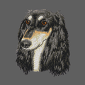 Saluki Embroidered Women's Fleece Jacket