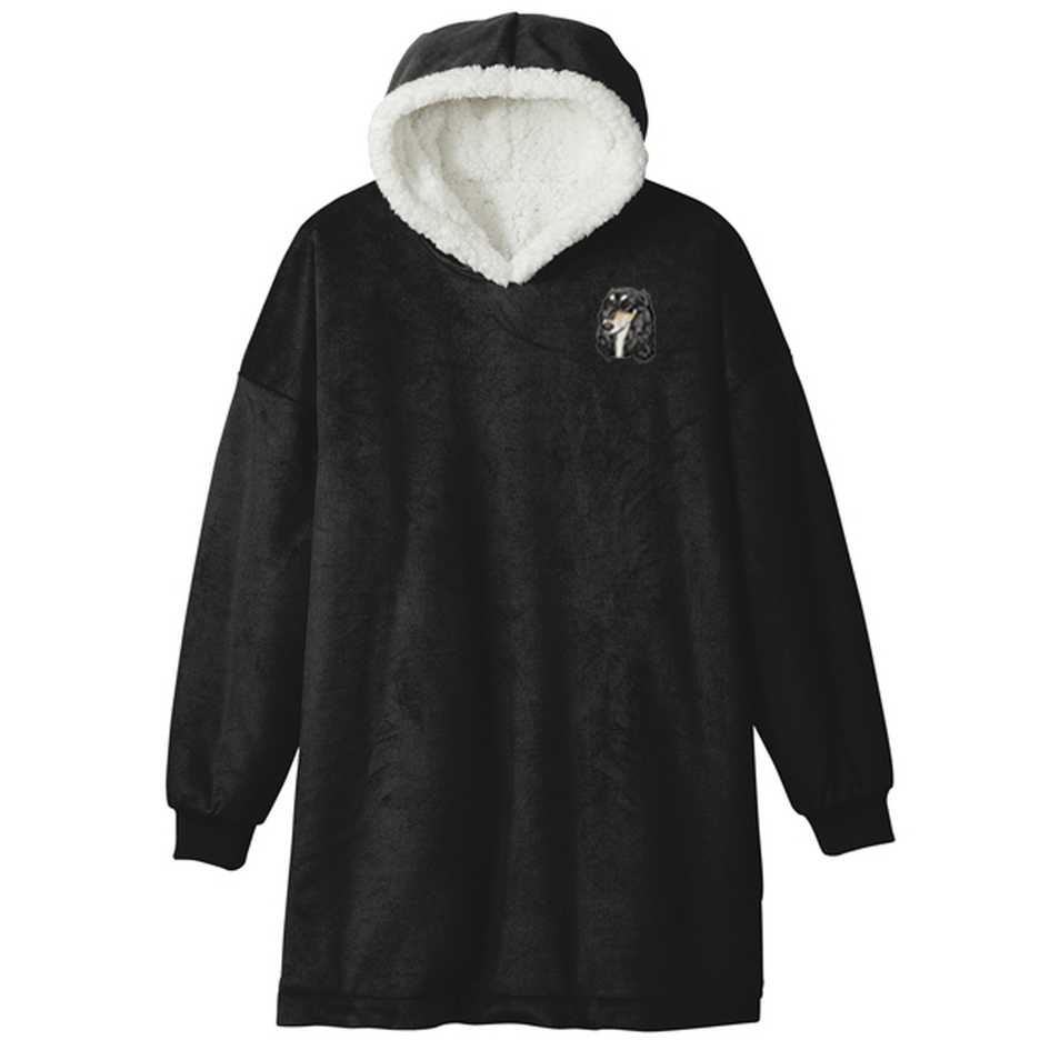 Saluki Embroidered Wearable Blanket