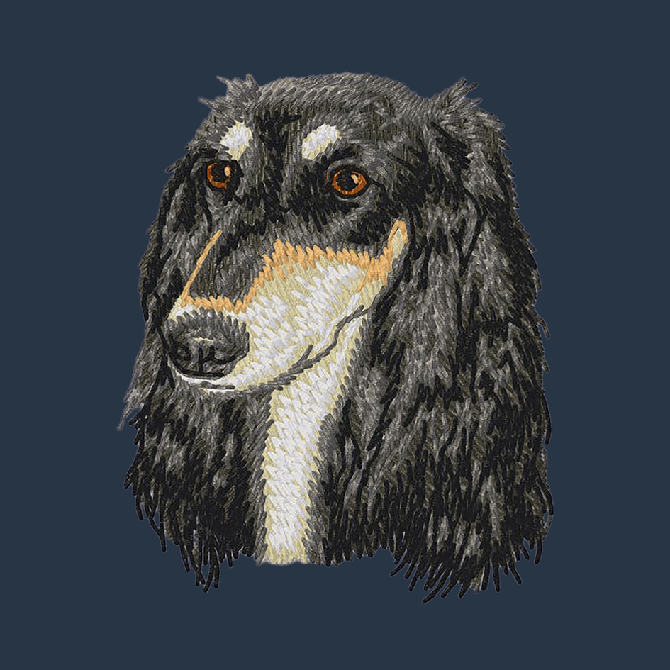 Saluki Embroidered Wearable Blanket