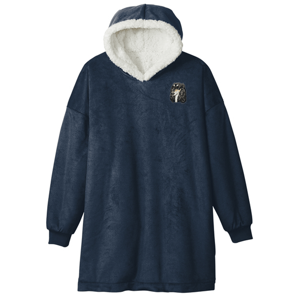 Saluki Embroidered Wearable Blanket