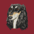Saluki Embroidered Wearable Blanket
