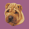 Chinese Shar-Pei Embroidered Classic Long Sleeve Shirt