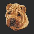Chinese Shar-Pei Embroidered Classic Long Sleeve Shirt