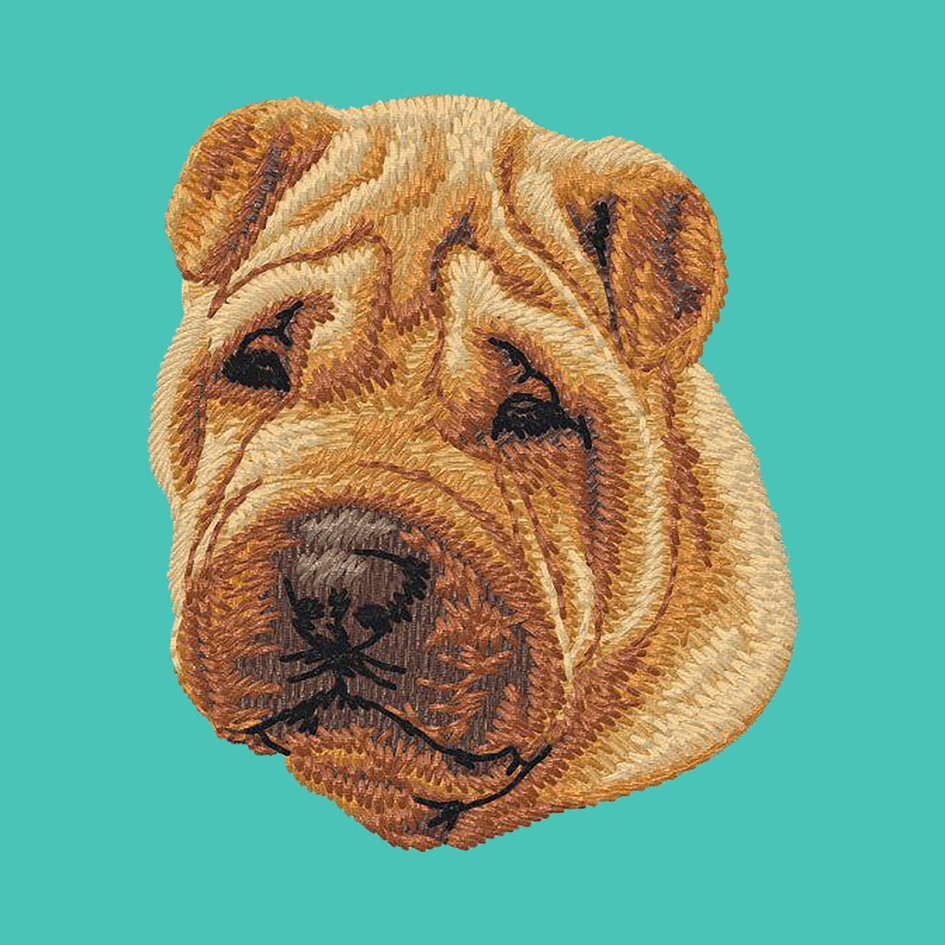Chinese Shar-pei Embroidered Baseball Cap
