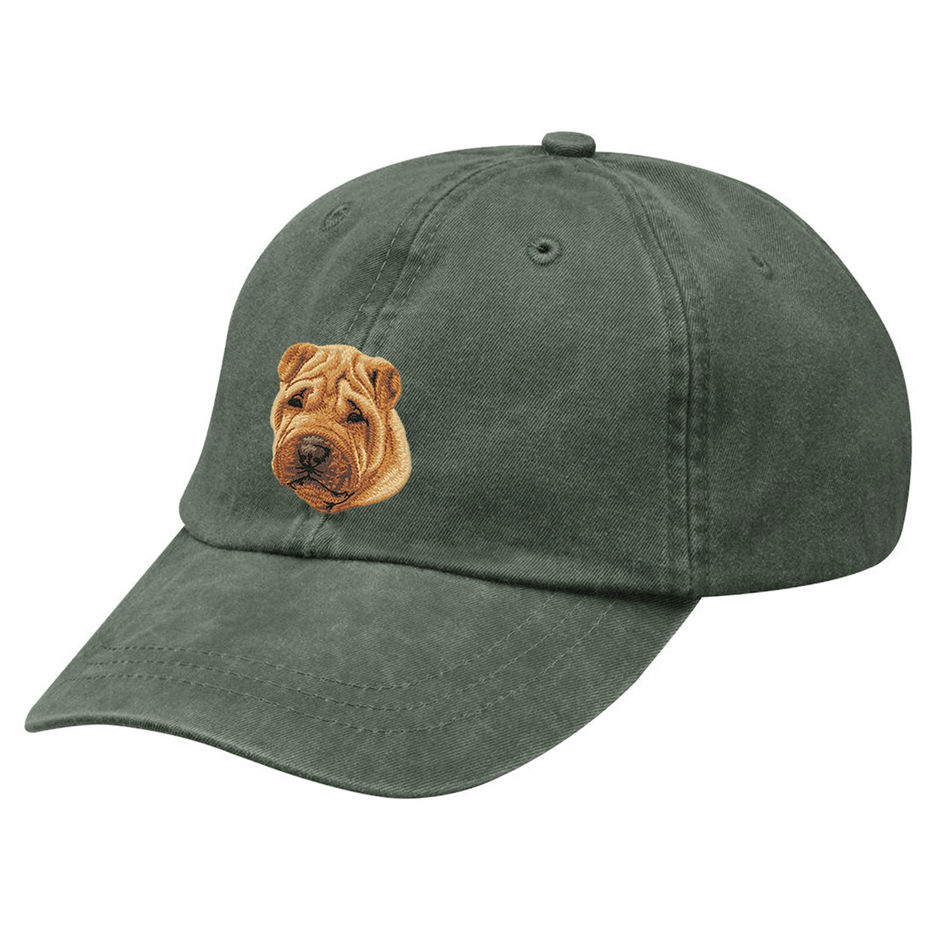 Chinese Shar-pei Embroidered Baseball Cap